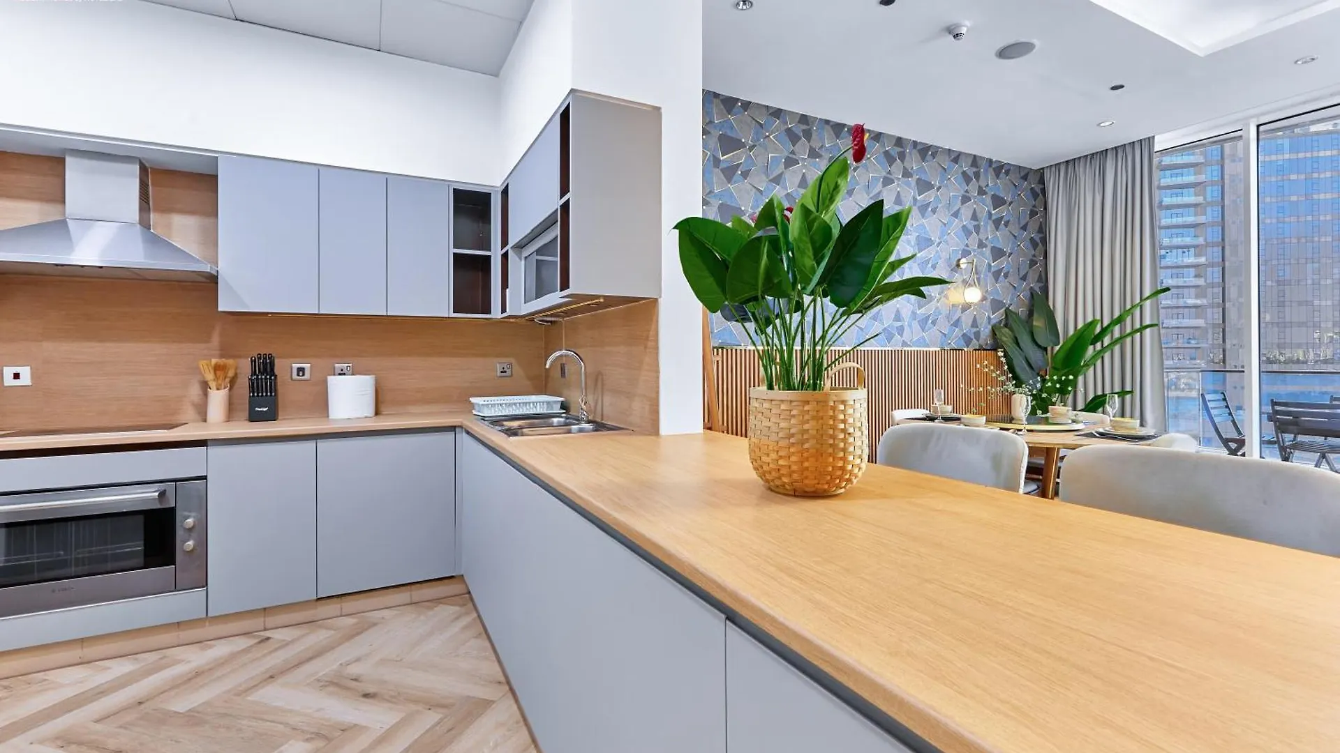 Bnbmehomes - Tiara Tanzanite Dubai Förenade Arabemiraten